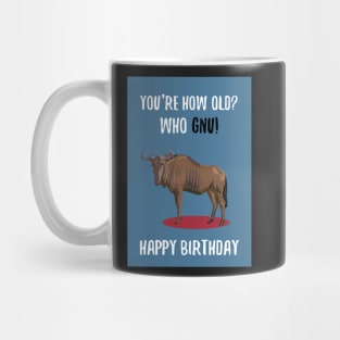 How old - who GNU? Mug